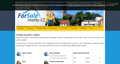 Desktop Screenshot of forsalereality.cz